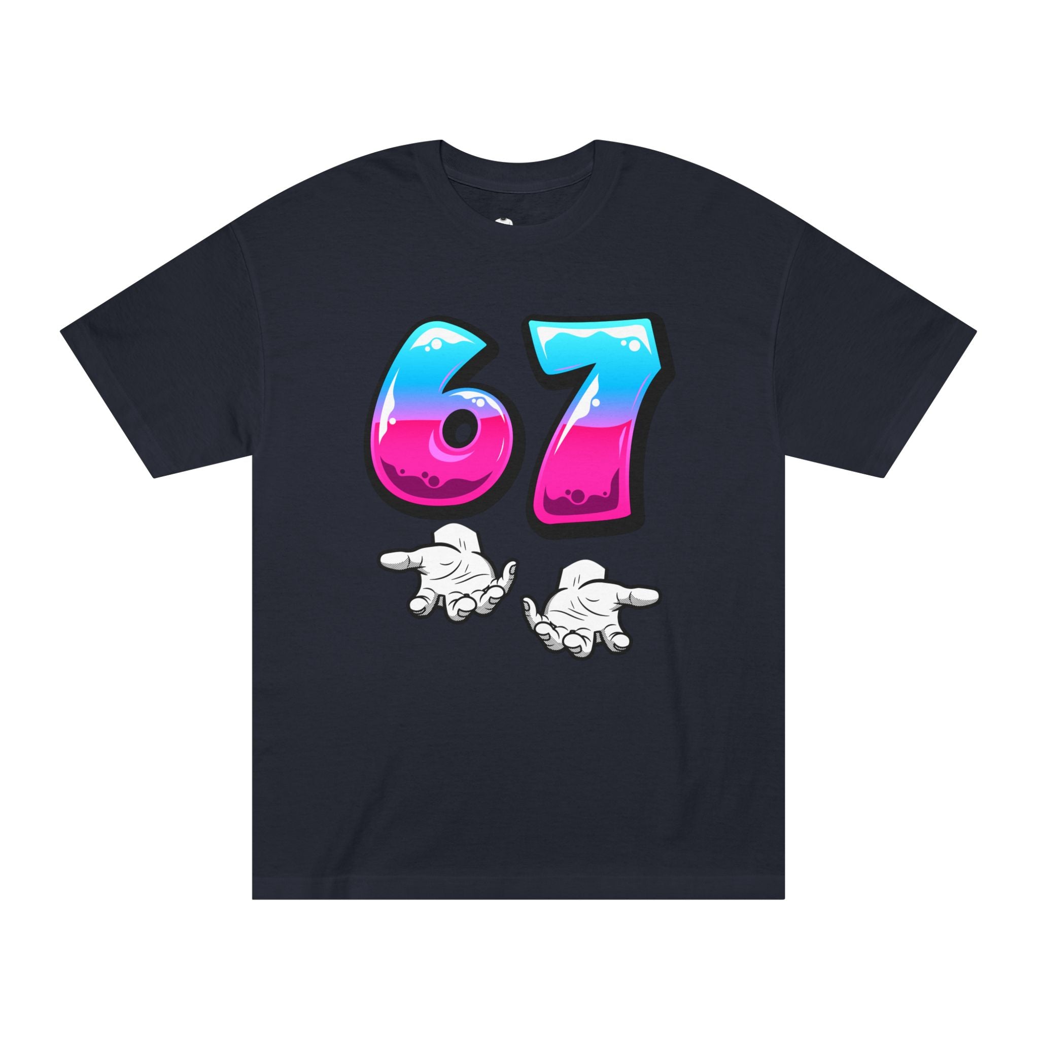 67 Adult T-Shirt — Cotton Candy