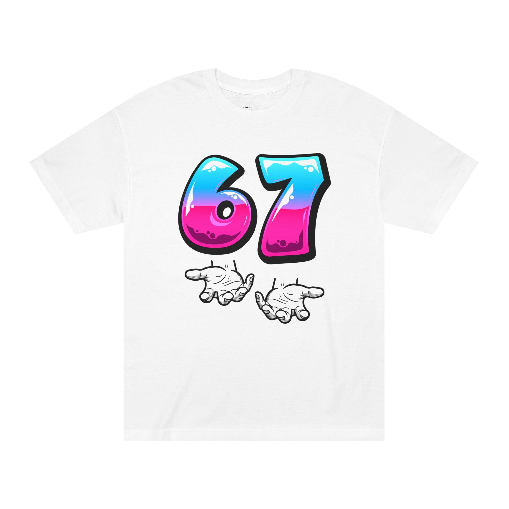 67 Adult T-Shirt — Cotton Candy