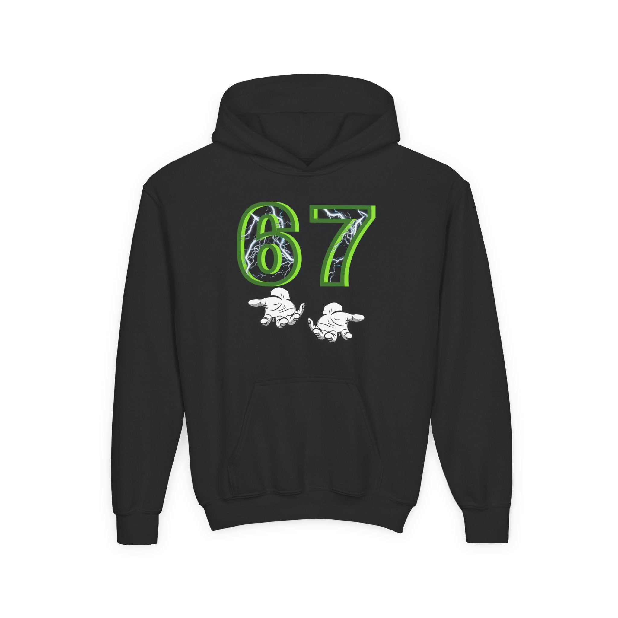 67 Youth Hoodie — Lightning